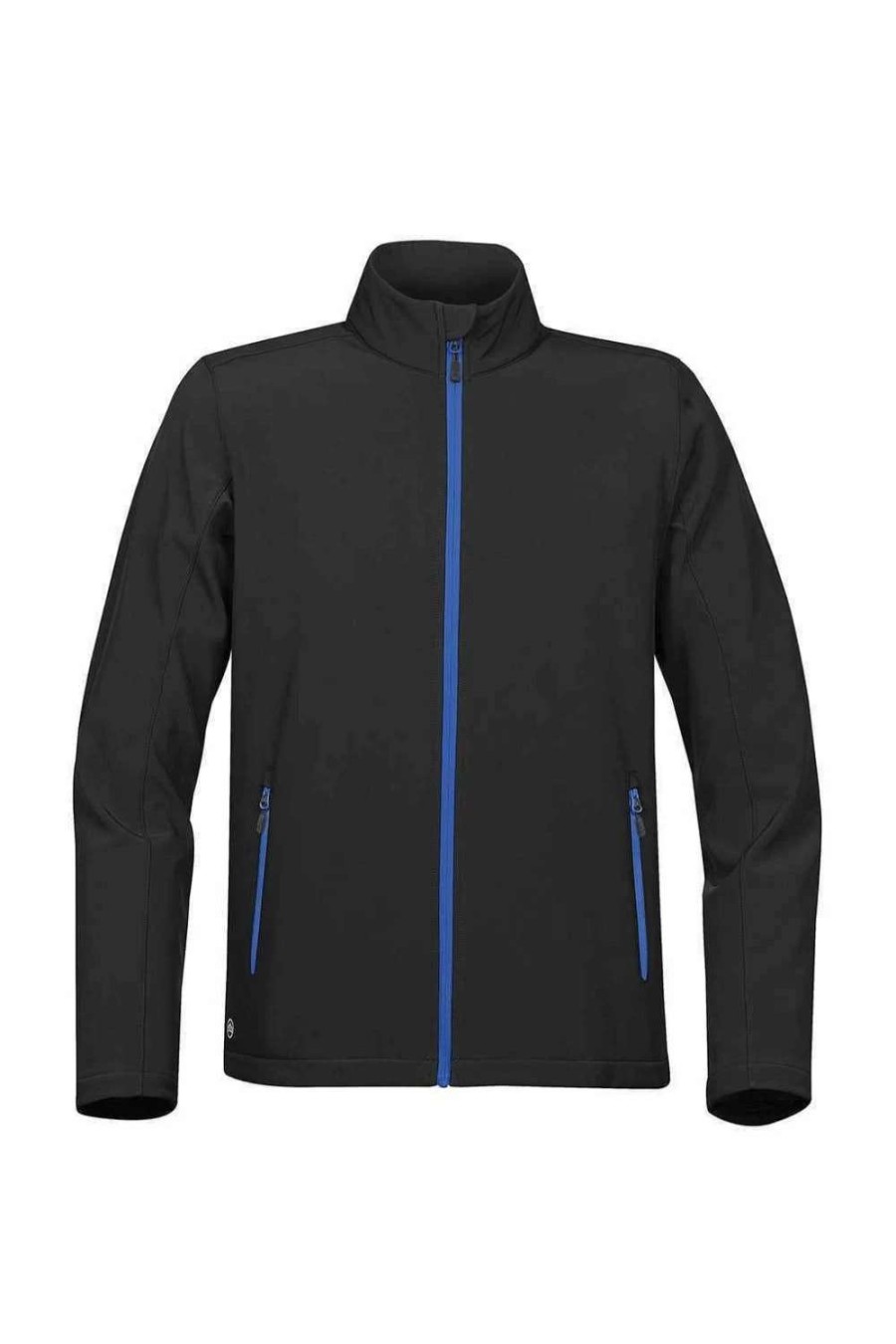 Coats, Jackets & Blazers * | Stormtech Mens Orbiter Soft Shell Jacket ( ) Black/Azure