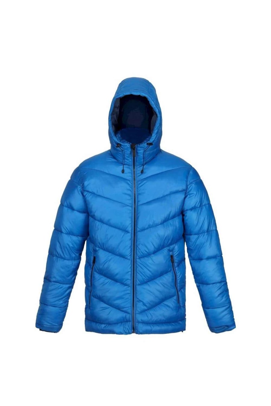 Coats, Jackets & Blazers * | Regatta Mens Toploft Ii Hooded Padded Jacket Skydiver Blue