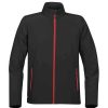 Coats, Jackets & Blazers * | Stormtech Mens Orbiter Soft Shell Jacket ( ) Black/Bright Red