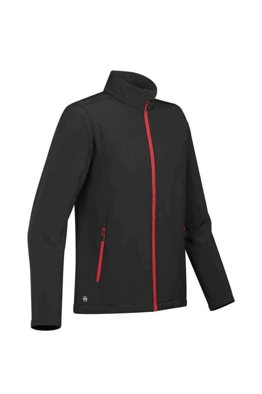 Coats, Jackets & Blazers * | Stormtech Mens Orbiter Soft Shell Jacket ( ) Black/Bright Red