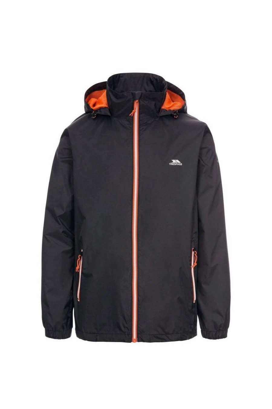 Coats, Jackets & Blazers * | Trespass Mens Briar Waterproof Jacket Black