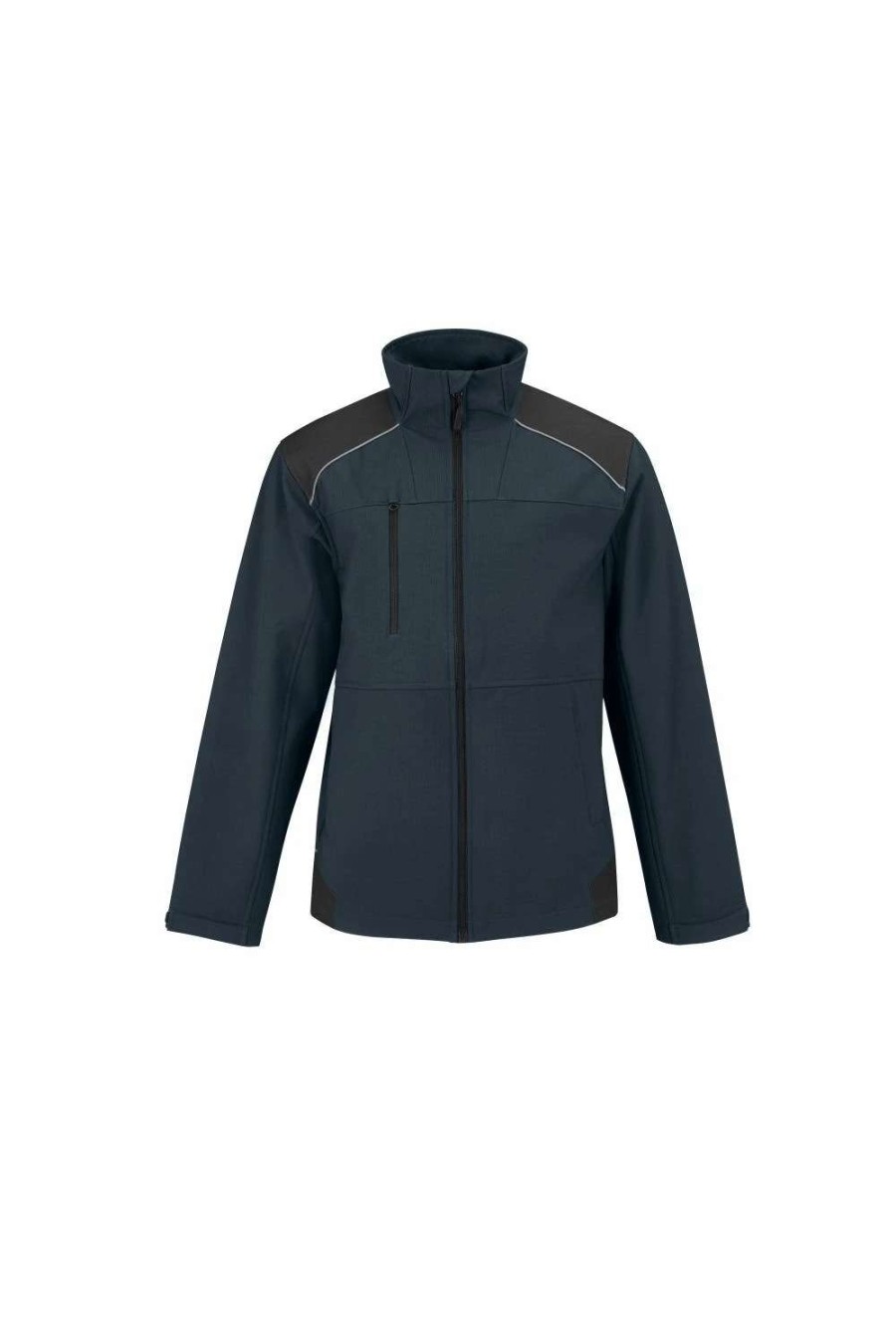 Coats, Jackets & Blazers * | B&C B&C Mens Shield Softshell Pro Jacket Navy