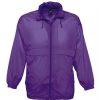 Coats, Jackets & Blazers * | Sols Unisex Surf Windbreaker Lightweight Jacket ( ) Dark Purple