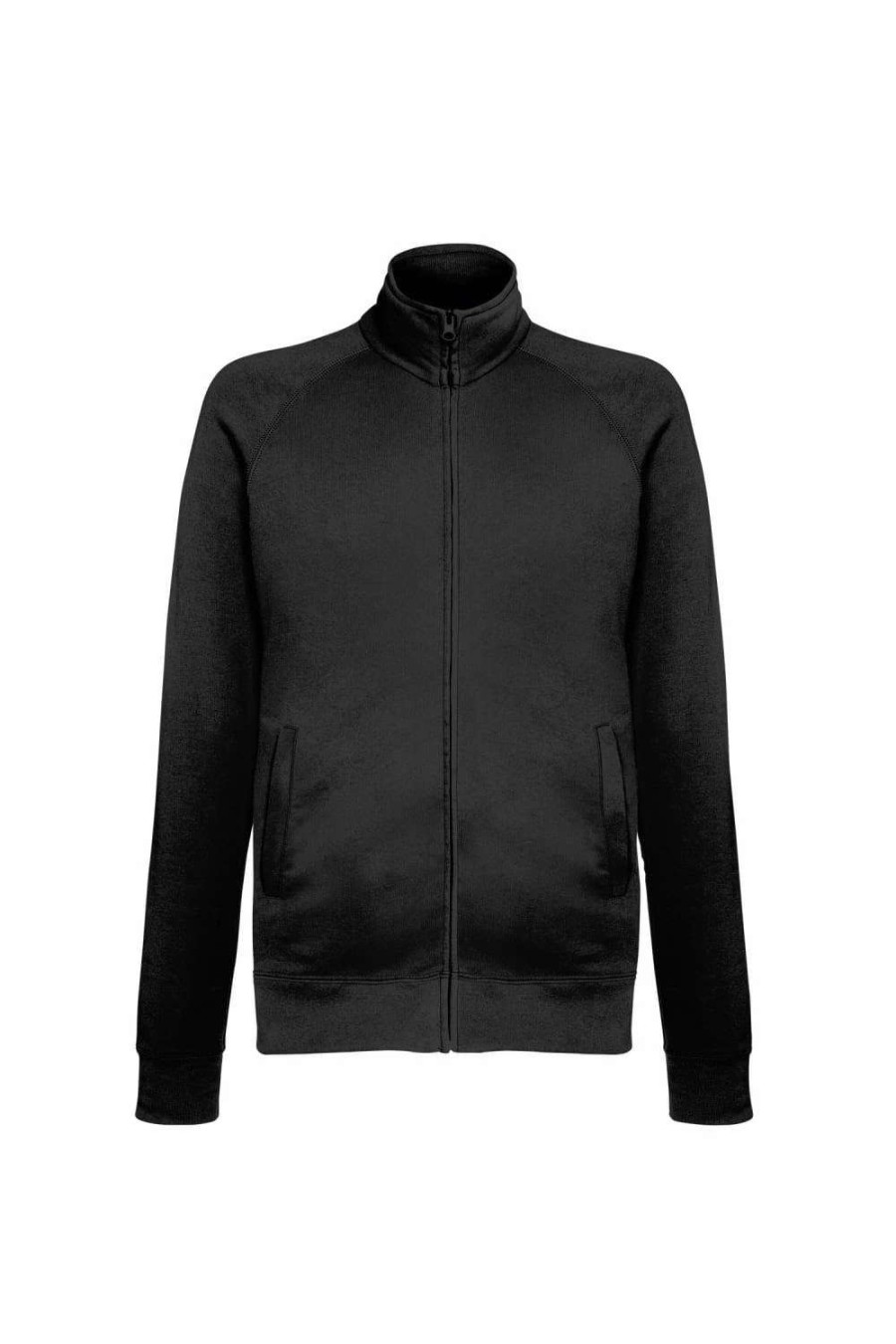 Coats, Jackets & Blazers * | Of The Loom Fruit Of The Loom Mens Lightweight Full Zip Sweatshirt Jacket ( ) Black