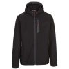 Coats, Jackets & Blazers * | Trespass Mens Marlon Soft Shell Jacket Black