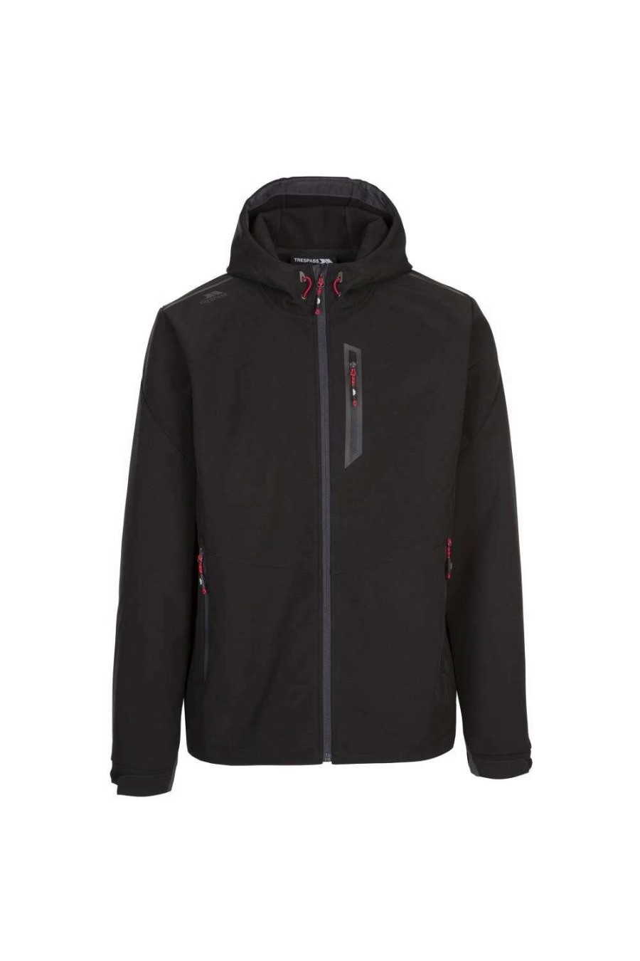 Coats, Jackets & Blazers * | Trespass Mens Marlon Soft Shell Jacket Black