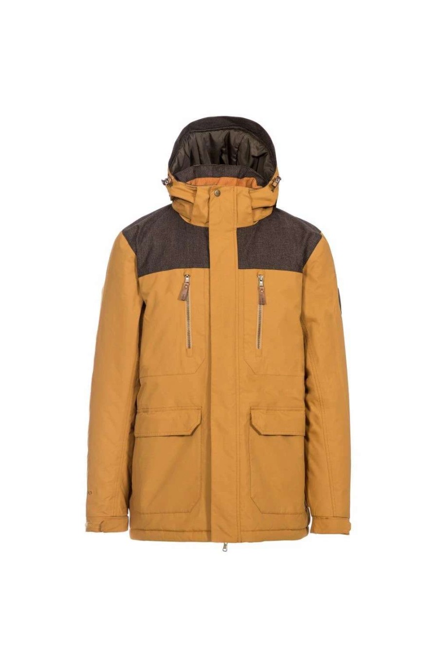 Coats, Jackets & Blazers * | Trespass Mens Rockwell Waterproof Jacket ( ) Sandstone