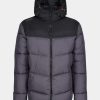 Coats, Jackets & Blazers * | Regatta Mens Regime Insulated Padded Jacket ( ) Iron/Black