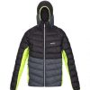 Coats, Jackets & Blazers * | Regatta Mens Harrock Puffer Jacket Black/Dark Grey