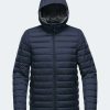 Coats, Jackets & Blazers * | Stormtech Mens Stavanger Thermal Padded Jacket Navy/Graphite Grey